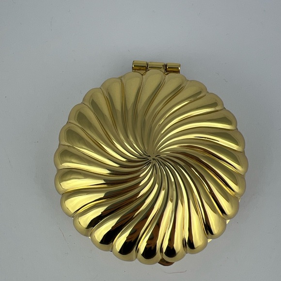 PARTYLITE Compact Travel Gold Clam Shell Votive Tealight Candle Holder - Picture 8 of 9